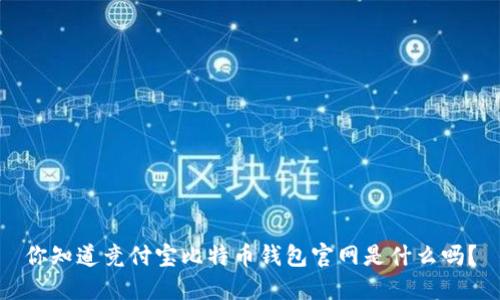 你知道竞付宝比特币钱包官网是什么吗？